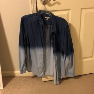 Ombré denim shirt